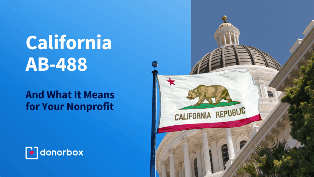 California AB-488 and What It Means for Your Nonprofit