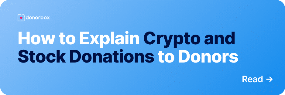Download our free guide: How to Explain Crypto and Stock Donations to Donors
