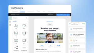 How to Build a Relationship-First Email Strategy for Nonprofits - Screenshot of Donorbox Email Marketing and Automation