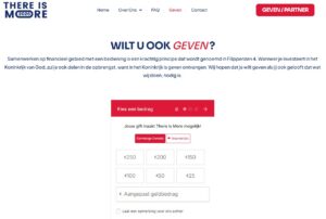 Hoe vraag je om donaties, there is more
