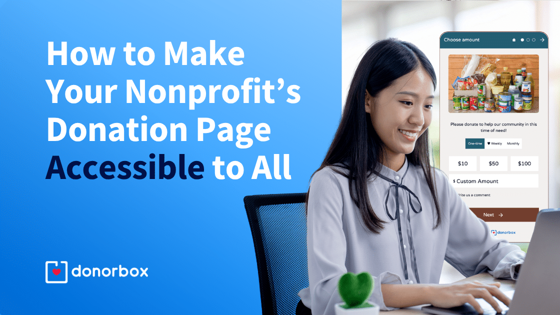 How to Make Your Nonprofit’s Donation Page Accessible to All