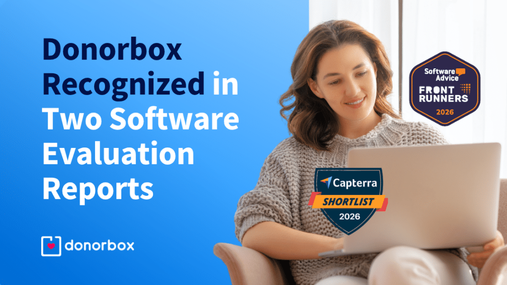 Donorbox Recognized in Two Leading 2026 Nonprofit Software Evaluation Reports
