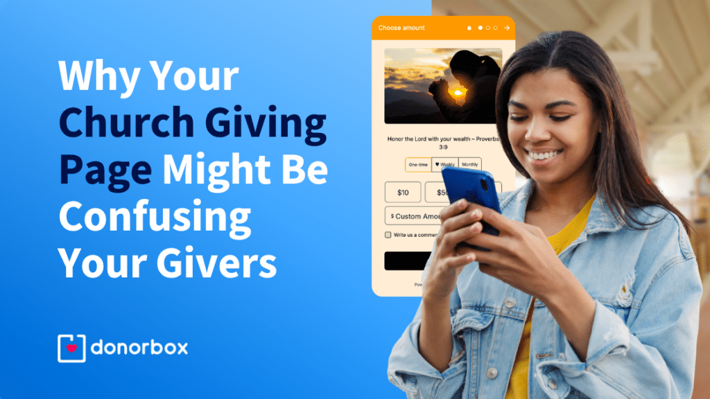 Why Your Church Giving Page Might Be Confusing Your Givers (And How to Fix It)